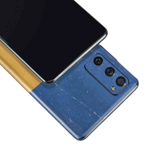 Barbados Flag Distressed Galaxy S20 Fan Edition Skin